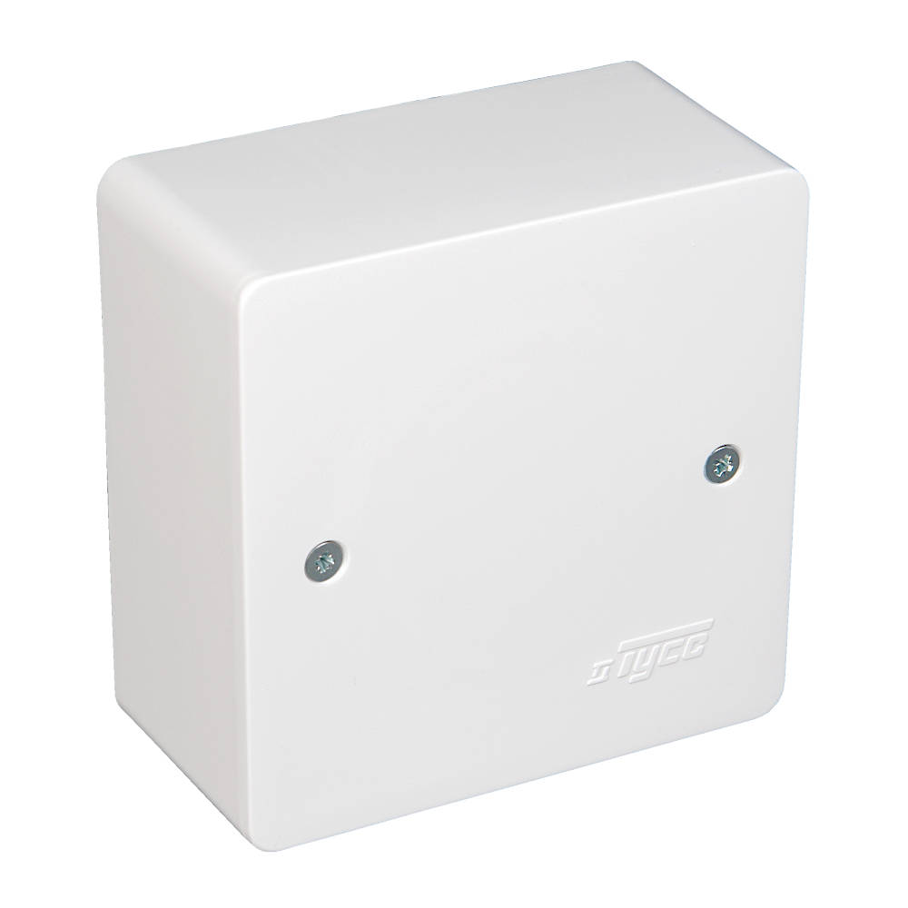 65015 Тусо Коробка универсальная для кабель-каналов, 85х85х42 мм, белая