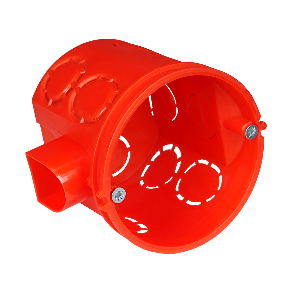 10190С Тусо Коробка установочная с/у без крышки d 65, гл. 62 с саморезами