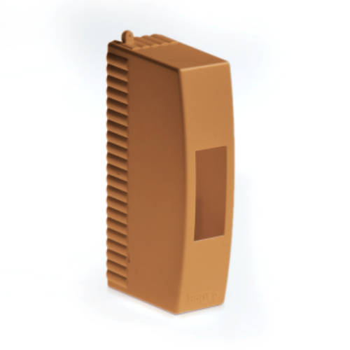 68001К Тусо Щиток о/п на 1 модуль 127х33х60мм (коричневый)